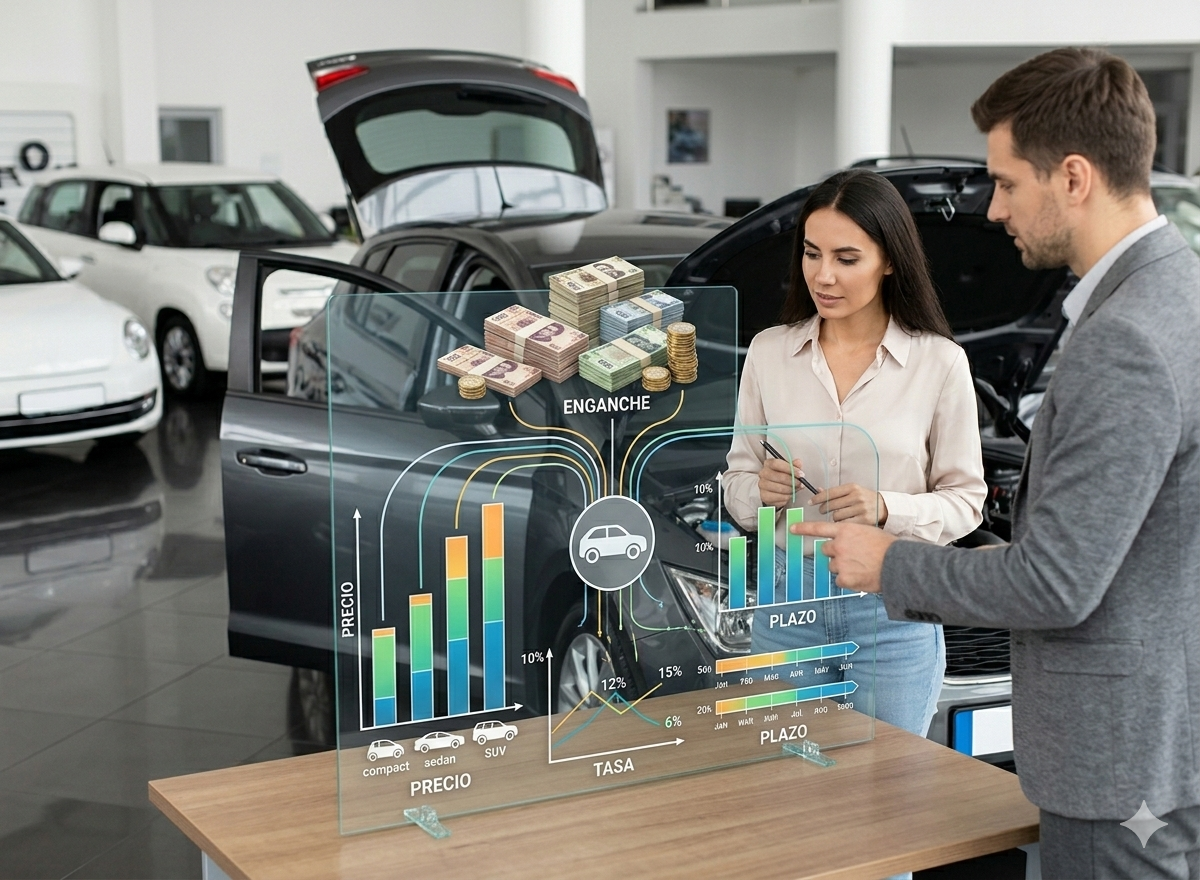 Enganche de un carro en México